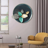 Modern Gold Ginkgo Leaf Wall art